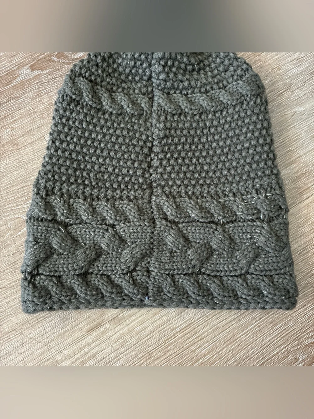 Harley-Davidson Olive Green Beanie Features A Textured Cable Knit